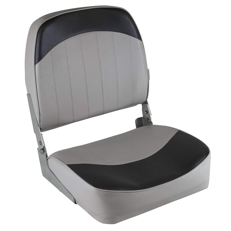 Wise 8WD734PLS-664 Standard Low Back Boat Seat, Grey/Charcoal - Image 1
